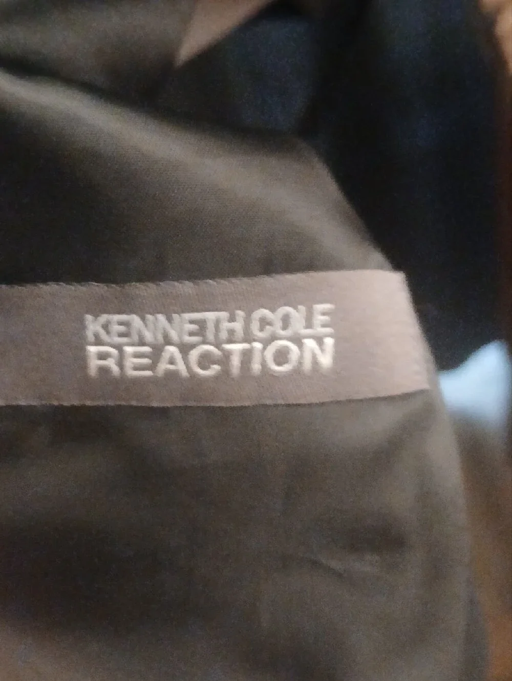 Kenneth Cole Reaction Black Men's Five-Button Dress Vest